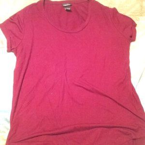 Rue 21 Red High Low T-shirt